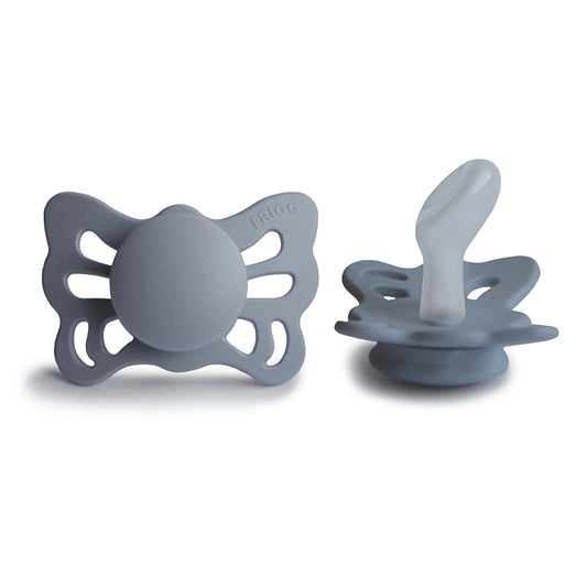 FRIGG Anatomical Pacifier - Butterfly Silicone Size 1 - Great Gray