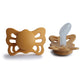 FRIGG Anatomical Pacifier - Butterfly Silicone Size 1 - Honey Gold