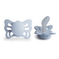 FRIGG Anatomical Pacifier - Butterfly Silicone Size 1 - Powder Blue