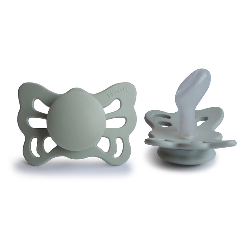 FRIGG Anatomical Pacifier - Butterfly Silicone Size 1 - Sage
