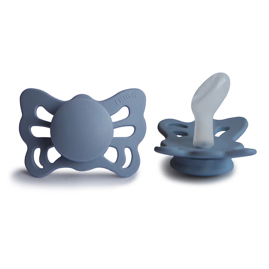 FRIGG Anatomical Pacifier - Butterfly Silicone Size 1 - Slate