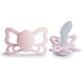 FRIGG Anatomical Pacifier - Butterfly Silicone Size 2 - White Lilac