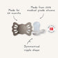 FRIGG Symmetrical Pacifier - Lucky Silicone Size 2 - Portobello