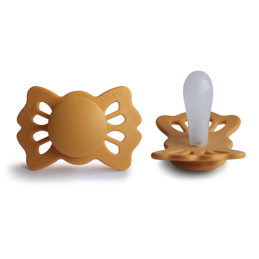 FRIGG Symmetrical Pacifier - Lucky Silicone Size 1 - Honey Gold