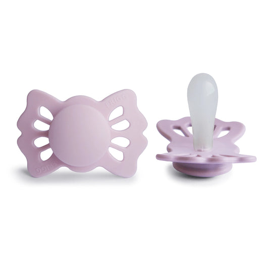 FRIGG Symmetrical Pacifier - Lucky Silicone Size 1 - Soft Lilac