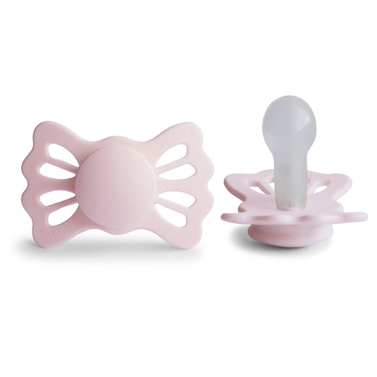 FRIGG Symmetrical Pacifier - Lucky Silicone Size 2 - White Lilac