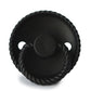 FRIGG Round Pacifier - Rope Silicone Size 2 - Jet Black