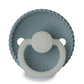 FRIGG Round Pacifier - Rope Night Silicone Size 2 - Stone Blue