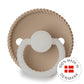FRIGG Round Pacifier - Rope Night Silicone Size 1 - Croissant