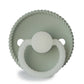 FRIGG Round Pacifier - Rope Night Silicone Size 1 - Sage