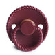 FRIGG Round Pacifier - Rope Latex Size 2 - Sweet Cherry