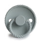 FRIGG Round Pacifier - Rope Silicone Size 2 - French Gray