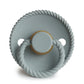 FRIGG Round Pacifier - Rope Latex Size 1 - French Gray
