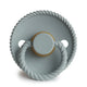 FRIGG Round Pacifier - Rope Latex Size 1 - French Gray