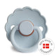 FRIGG Round Pacifier - Daisy Latex Size 2 - Powder Blue