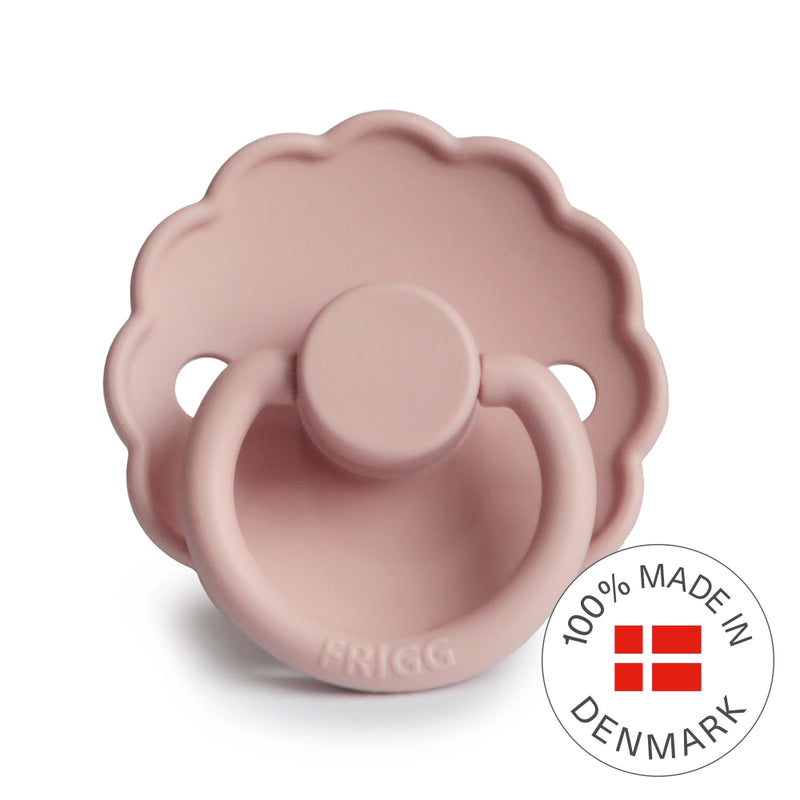 FRIGG Round Pacifier - Daisy Silicone Size 1 - Blush