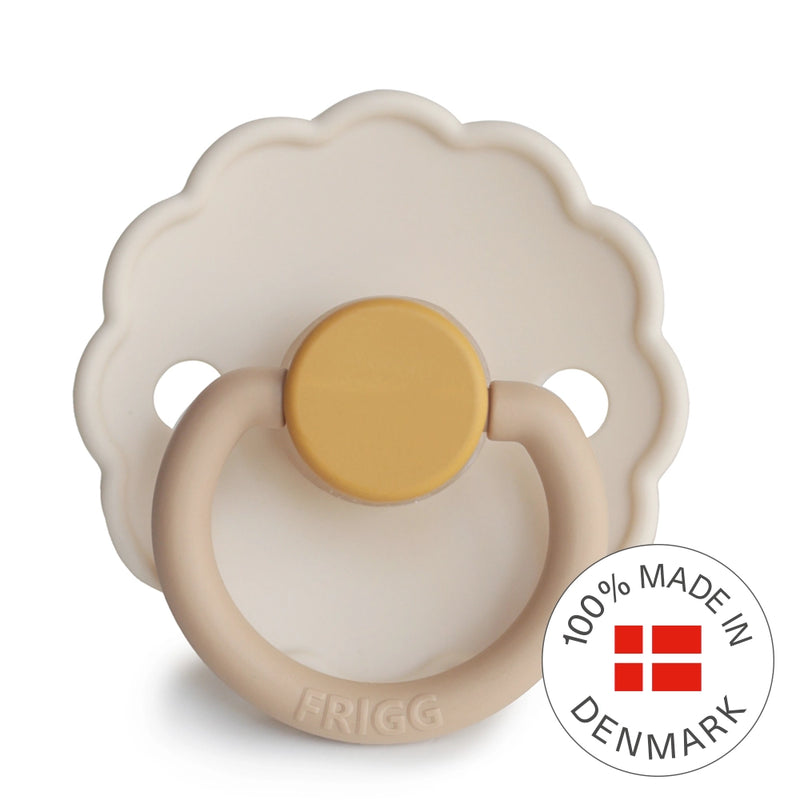 FRIGG Round Pacifier - Daisy Silicone Size 1 - Chamomile