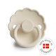 FRIGG Round Pacifier - Daisy Silicone Size 1 - Cream