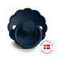 FRIGG Round Pacifier - Daisy Silicone Size 1 - Dark Navy