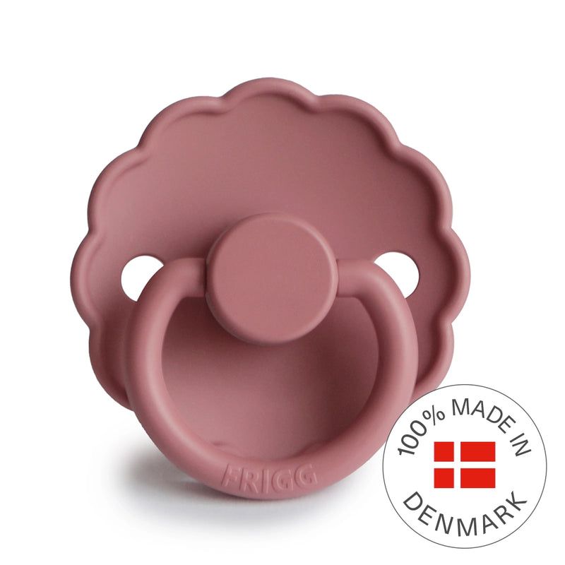 FRIGG Round Pacifier - Daisy Silicone Size 1 - Cedar