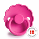 FRIGG Round Pacifier - Daisy Silicone Size 1 - Fuchsia