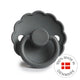 FRIGG Round Pacifier - Daisy Silicone Size 2 - Graphite