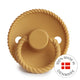FRIGG Round Pacifier - Rope Latex Size 1 - Honey Gold