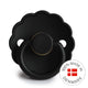 FRIGG Round Pacifier - Daisy Latex Size 1 - Jet Black