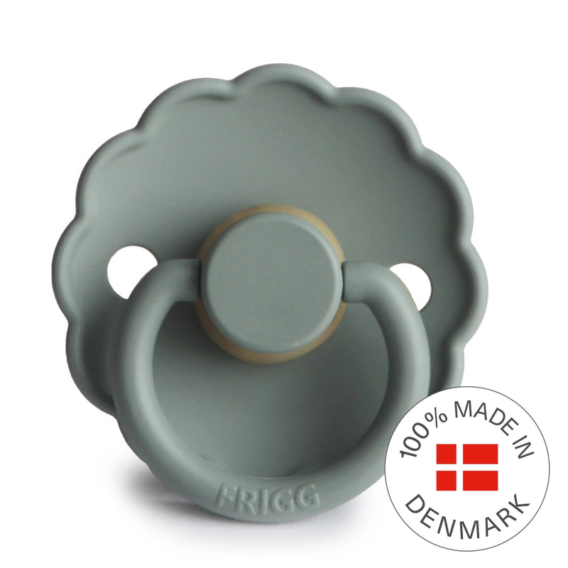 FRIGG Round Pacifier - Daisy Latex Size 1 - Lily Pad