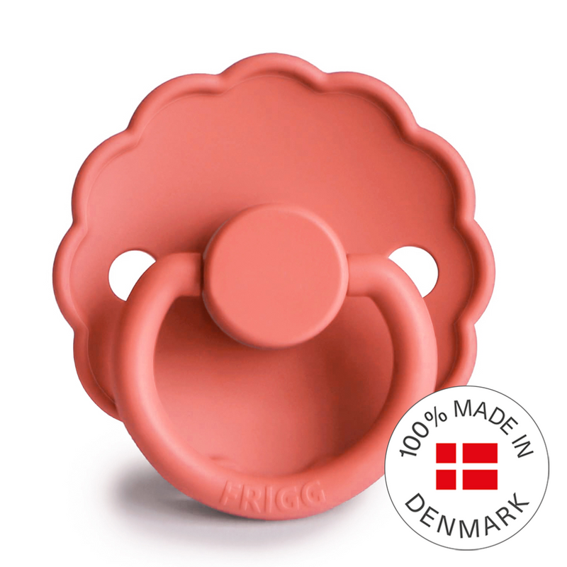 FRIGG Round Pacifier - Daisy Silicone Size 1 - Poppy