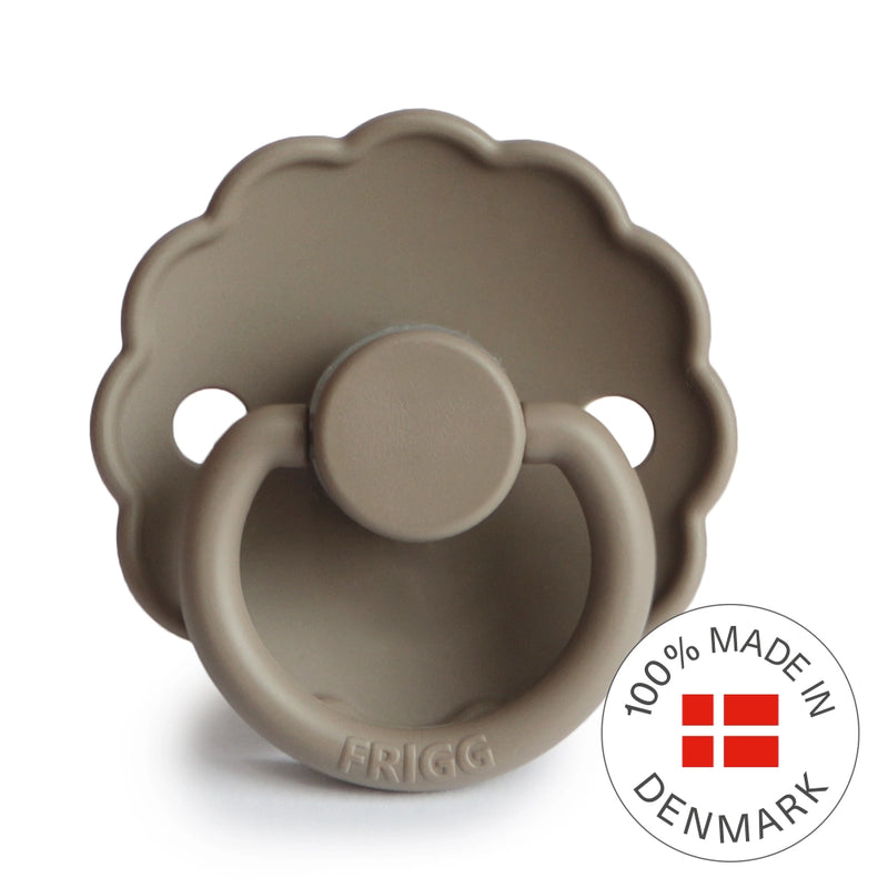 FRIGG Round Pacifier - Daisy Silicone Size 1 - Portobello