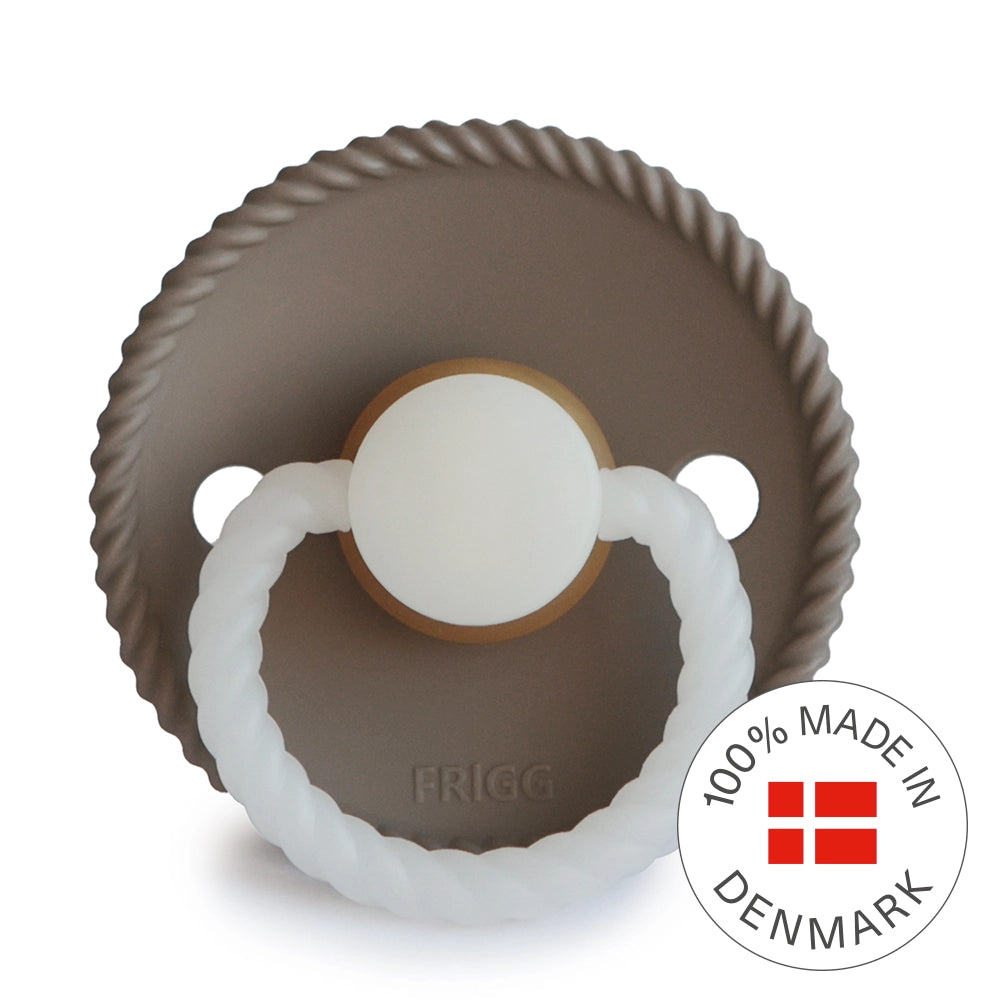 Ciuccio rotondo FRIGG - Rope Night Latex Taglia 2 - Portobello