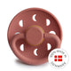 FRIGG Round Pacifier - Moon Phase Latex Size 1 - Powder Blush