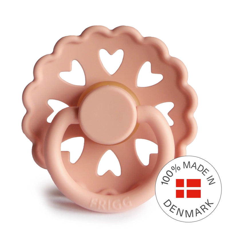 FRIGG Round Pacifier - Fairytale X H.C. Andersen Latex Size 2 - The Princess and the Pea