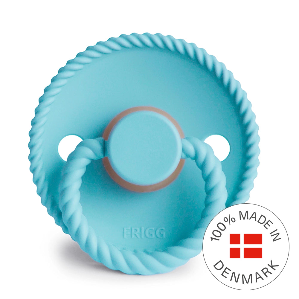 Ciuccio rotondo FRIGG - Corda in lattice taglia 2 - Cascata