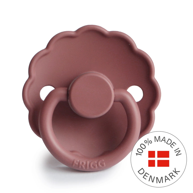 FRIGG Round Pacifier - Daisy Silicone Size 1 - Woodchuck