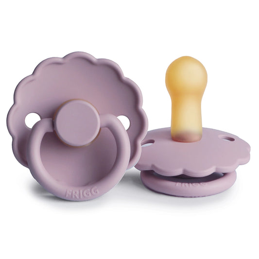FRIGG Round Pacifier - Daisy Latex Size 2 - Heather