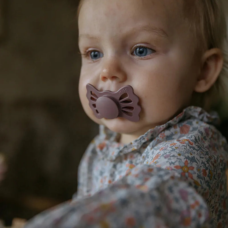 FRIGG Symmetrical Pacifier - Lucky Silicone Size 2 - Croissant