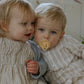 FRIGG Pacifier - Moon Phase Silicone 2-Pack Size 1 - Pale Daffodil/Cream