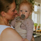 FRIGG Pacifier - Rope Silicone 2-Pack Size 2 - Portobello/Croissant