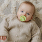 FRIGG Round Pacifier - Rope Latex Size 2 - Green Tea
