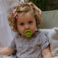 FRIGG Round Pacifier - Rope Silicone Size 2 - Rain Forest