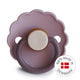 FRIGG Round Pacifier - Daisy Latex Size 2 - Lavender Haze