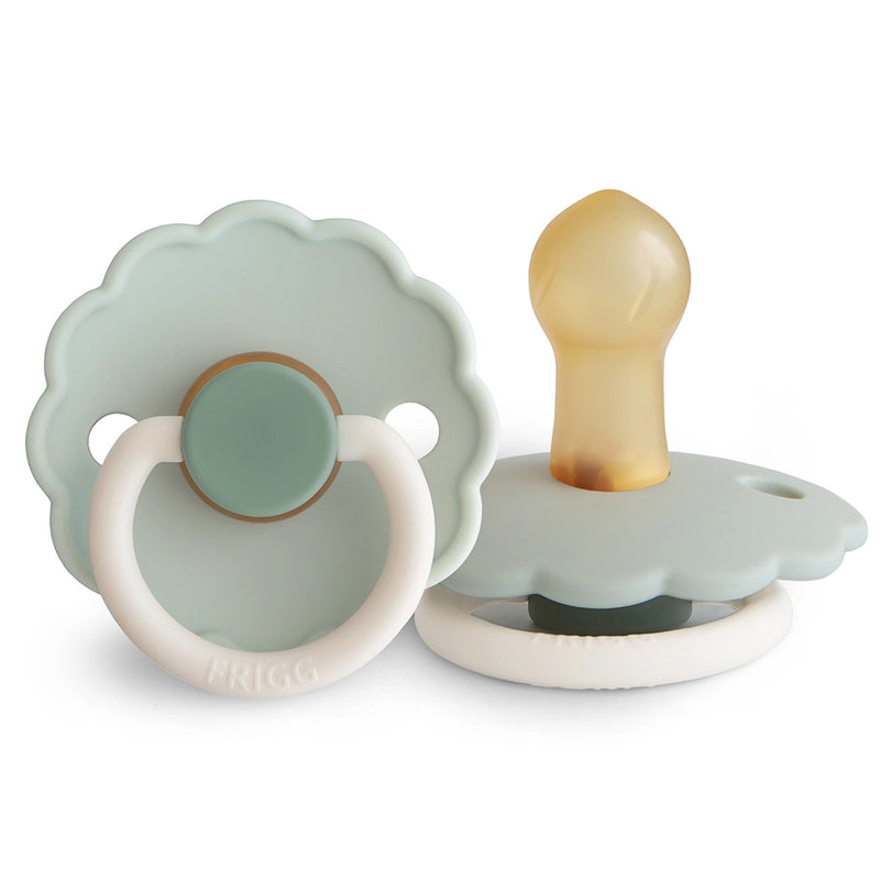 FRIGG Round Pacifier - Daisy Latex Size 1 - Little Darling