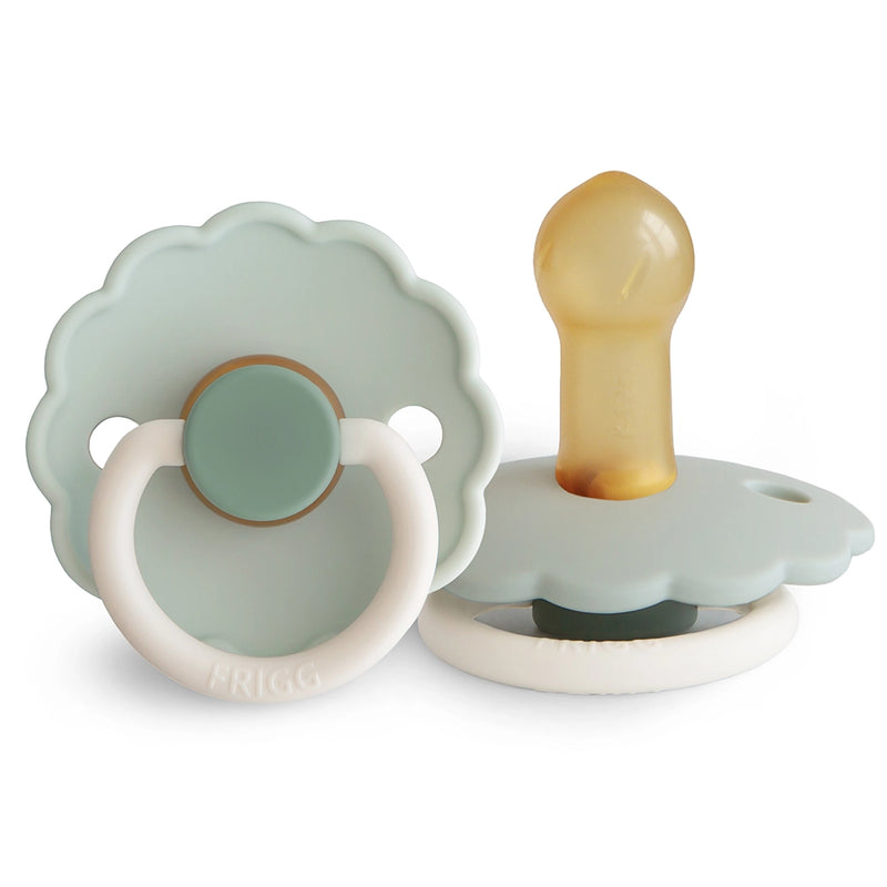 FRIGG Round Pacifier - Daisy Latex Size 2 - Little Darling