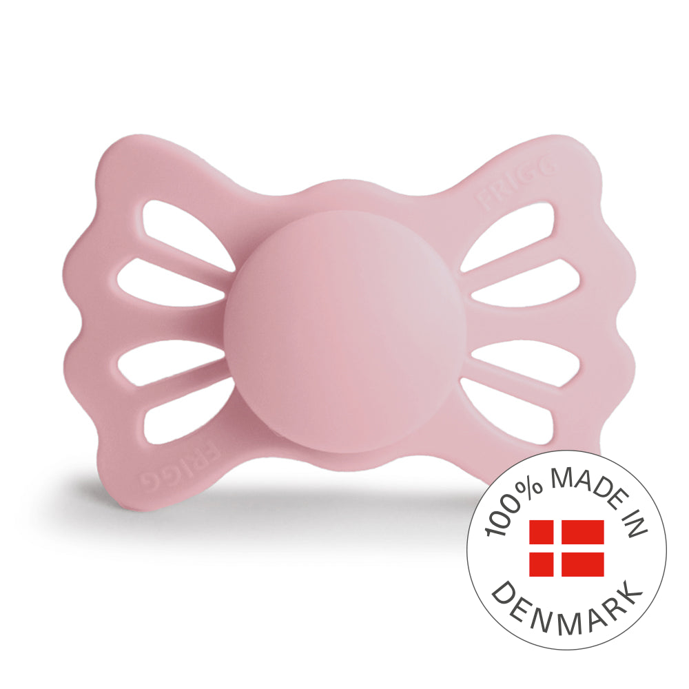 FRIGG Symmetrical Pacifier - Lucky Silicone Size 2 - Baby Pink