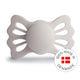 FRIGG Symmetrical Pacifier - Lucky Silicone Size 2 - Silver Gray