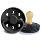 FRIGG Round Pacifier - Moon Phase Latex Size 1 - Jet Black