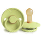 FRIGG Round Pacifier - Rope Latex Size 2 - Green Tea