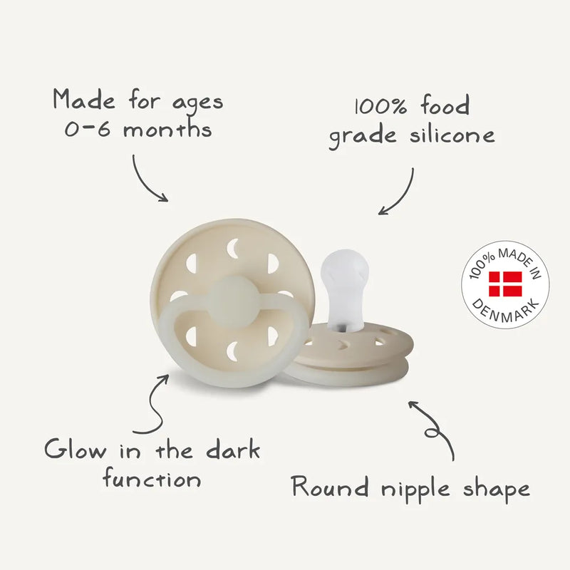 FRIGG Lot de 6 Sucettes - Silicone Taille 2 - Earthy Wonder